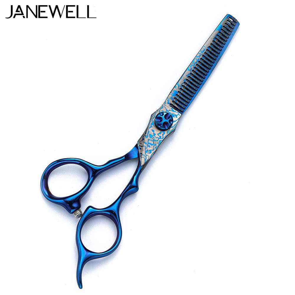 Professional Japanese 440C 10t thinning shears for 6.01 inch for barbers and salon hairdressing. - thumbnail 8