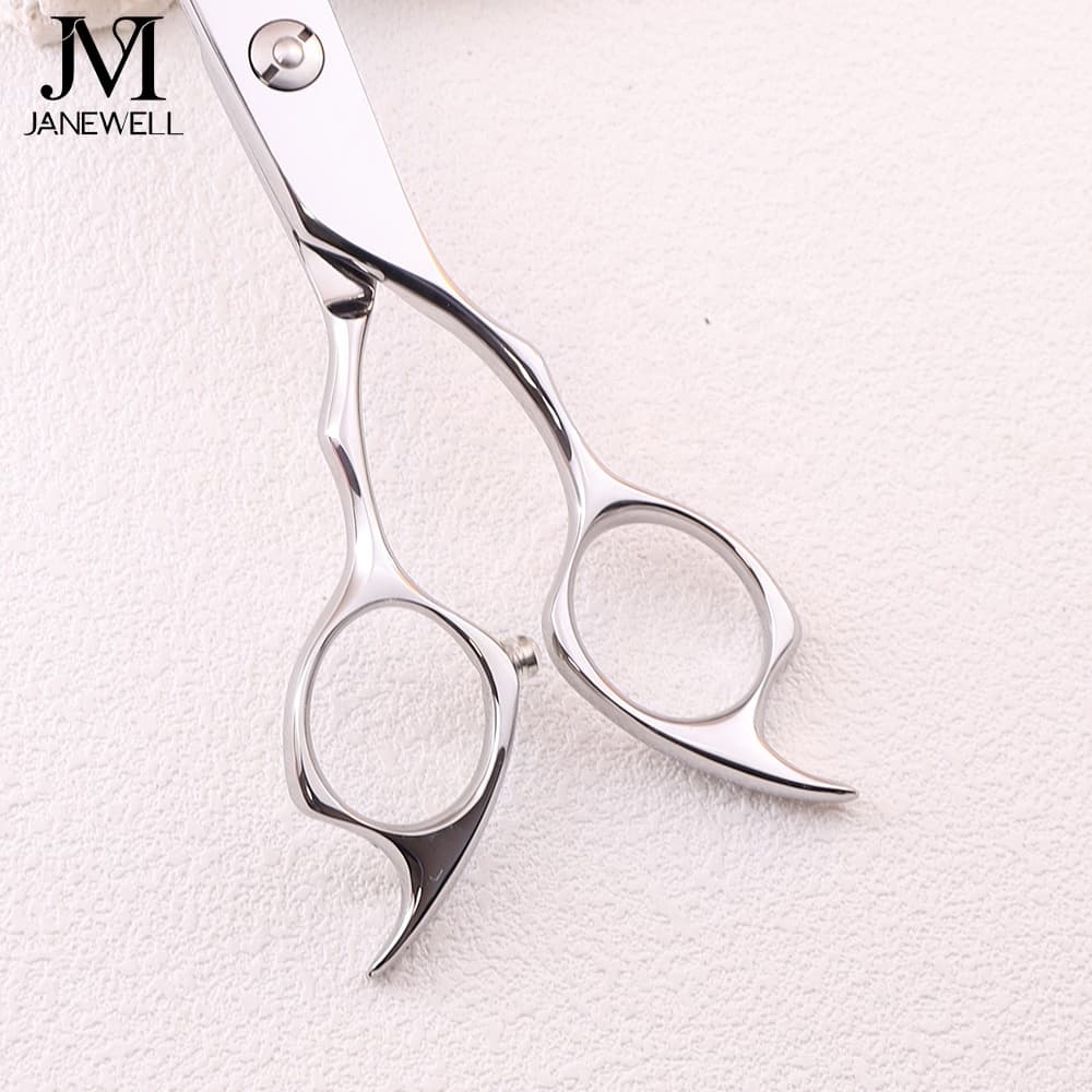 Professional Japanese vg10 Silver 11t thinning shears with hair scissors, 6.011 inch for barbers and salon hairdressing. - thumbnail 5