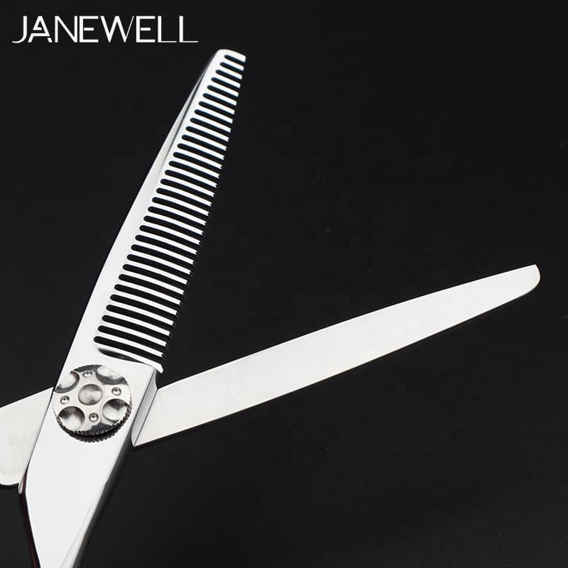 Professional Japanese 440C 30t thinning shears for 6.03 inch for barbers and salon hairdressing. - thumbnail 3
