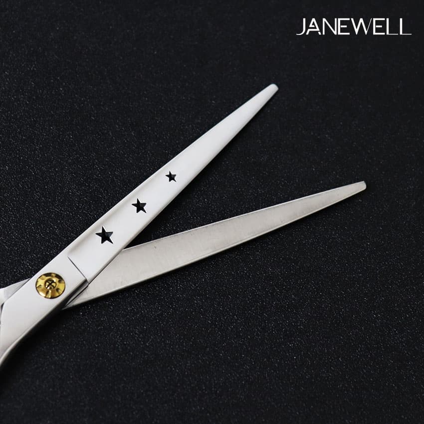 Professional Japanese VG10 5.75" barber shears for 5.75 inch for barbers and salon hairdressing. - thumbnail 4