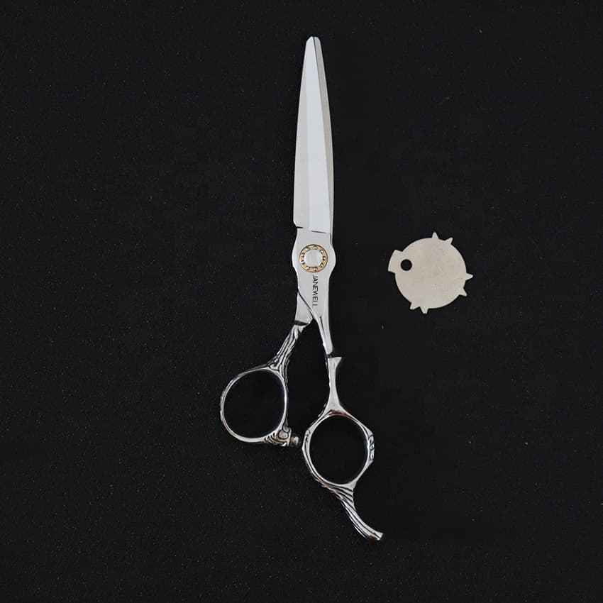 Professional Japanese VG10 6.25" barber shears for 6.25 inch for barbers and salon hairdressing. - thumbnail 1
