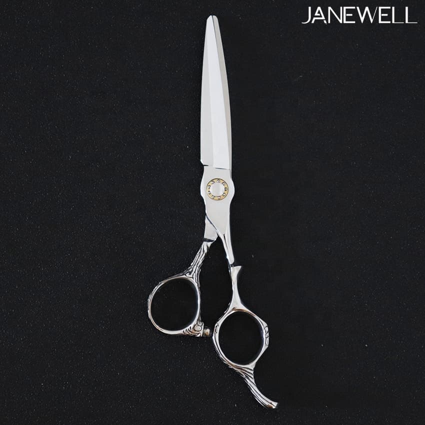 Professional Japanese VG10 6.25" barber shears for 6.25 inch for barbers and salon hairdressing. - thumbnail 2
