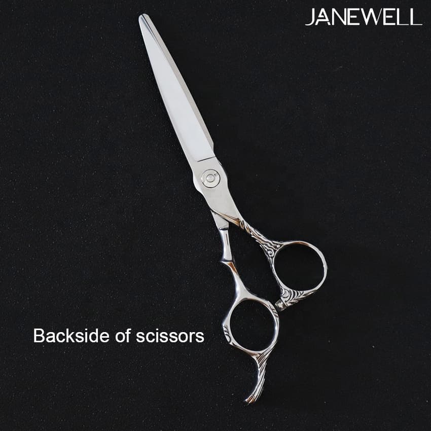 Professional Japanese VG10 6.25" barber shears for 6.25 inch for barbers and salon hairdressing. - thumbnail 4