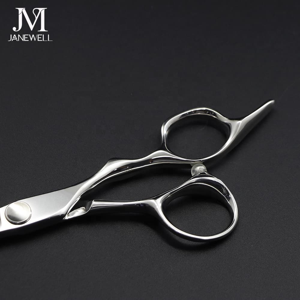 Professional Japanese VG10 Silver 6.3" barber shears with hair scissors, 6.3 inch for barbers and salon hairdressing. - thumbnail 10