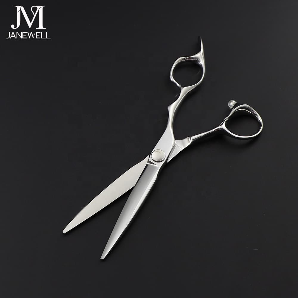 Professional Japanese VG10 Silver 6.3" barber shears with hair scissors, 6.3 inch for barbers and salon hairdressing. - thumbnail 6