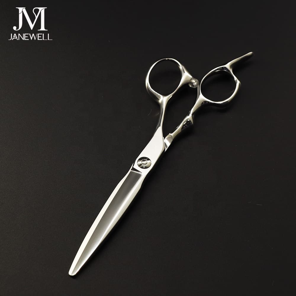Professional Japanese VG10 Silver 6.3" barber shears with hair scissors, 6.3 inch for barbers and salon hairdressing. - thumbnail 8