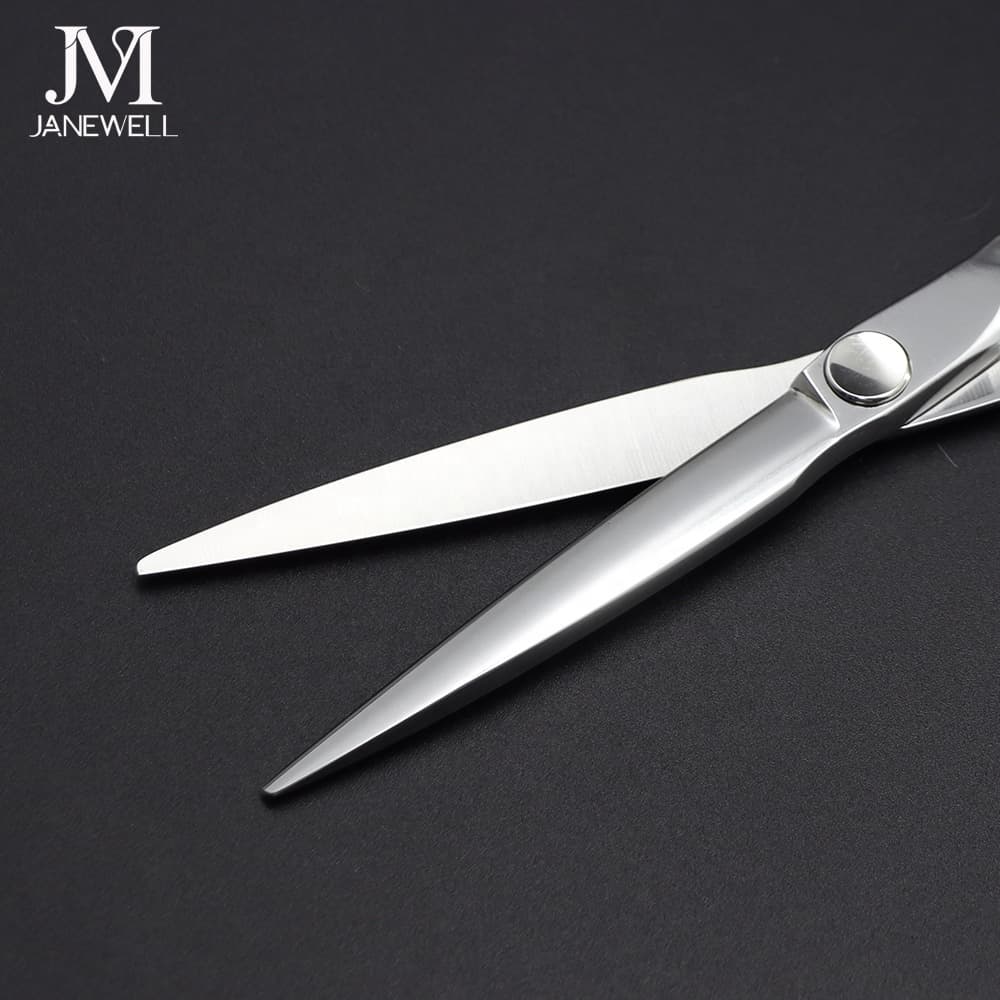 Professional Japanese VG10 Silver 6.3" barber shears with hair scissors, 6.3 inch for barbers and salon hairdressing. - thumbnail 9