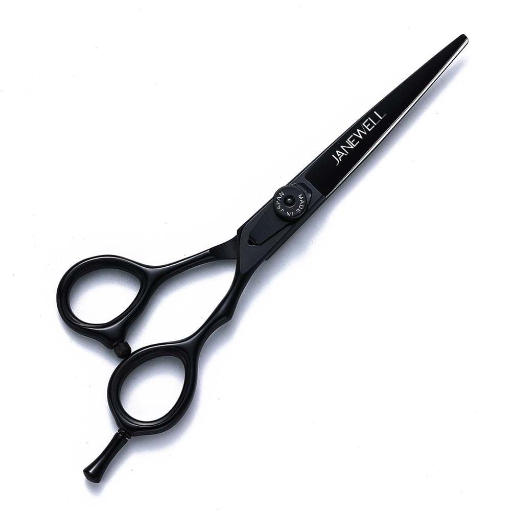 Professional 9Cr Silver 9cr barber shears with hair scissors, 6 inch for barbers and salon hairdressing. - thumbnail 3