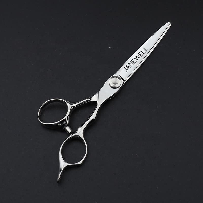 Professional Japanese vg10 Silver cnc cutting shears with hair scissors, 6 inch for barbers and salon hairdressing. - thumbnail 1