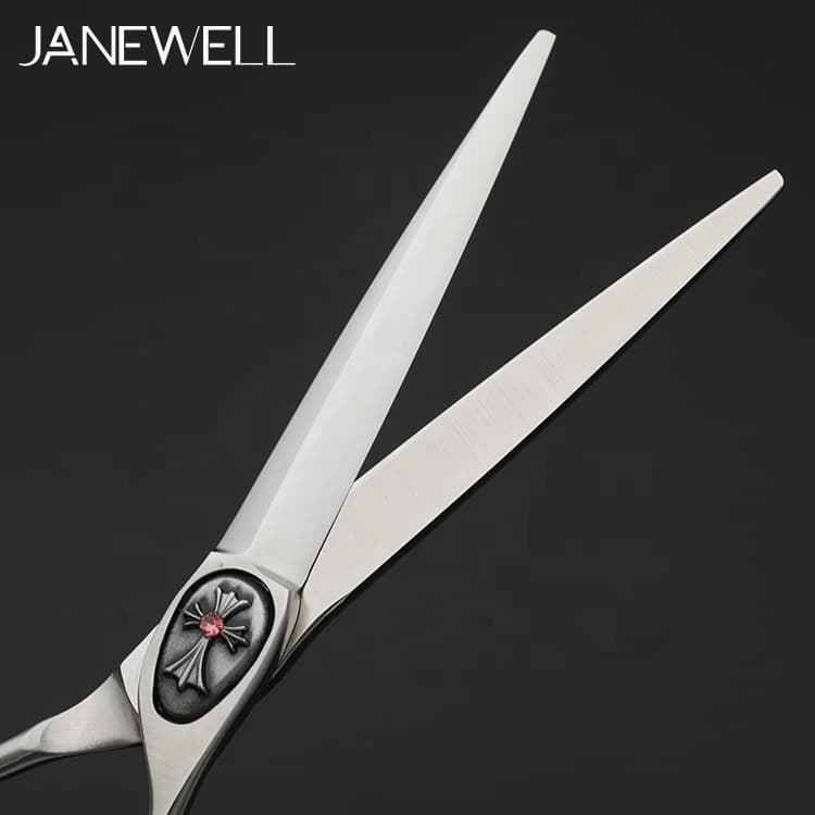 Professional Japanese VG10 black skull barber shears for 6 inch for barbers and salon hairdressing. - thumbnail 10