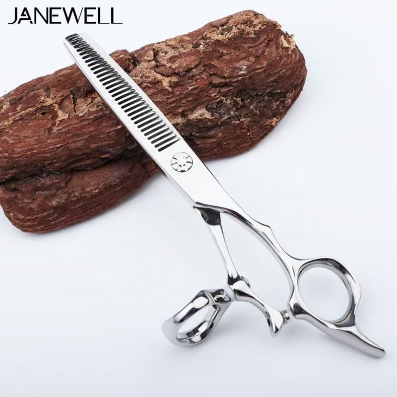Professional Japanese VG10 vg10 thinning shears for 6 inch for barbers and salon hairdressing. - thumbnail 1