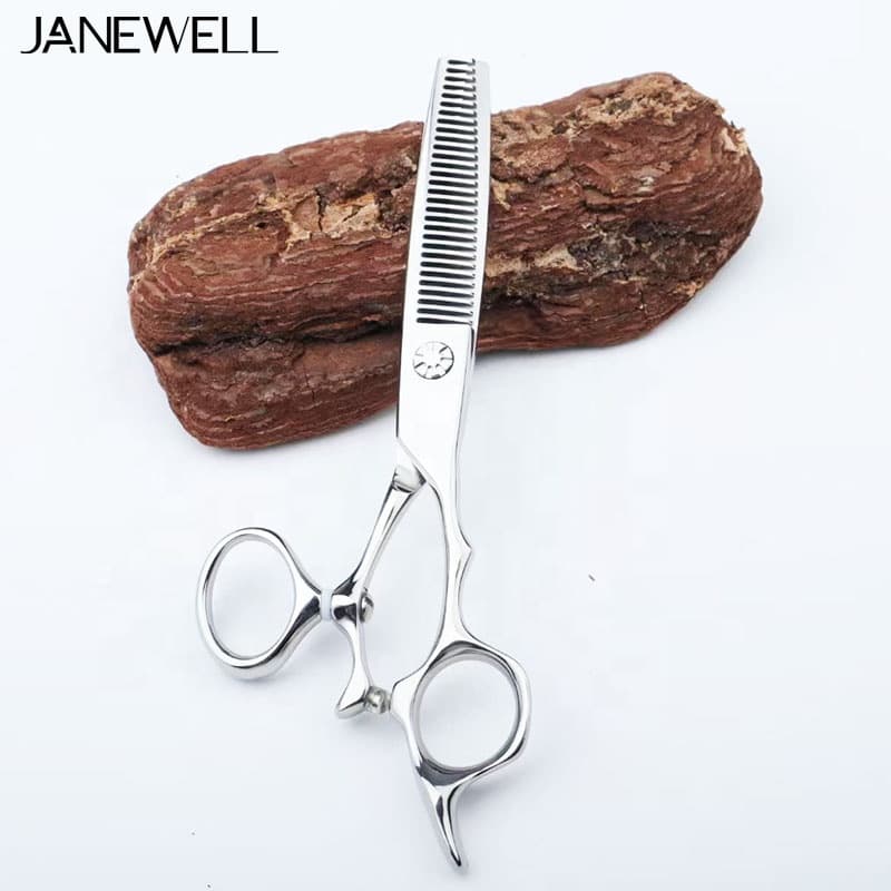 Professional Japanese VG10 vg10 thinning shears for 6 inch for barbers and salon hairdressing. - thumbnail 2