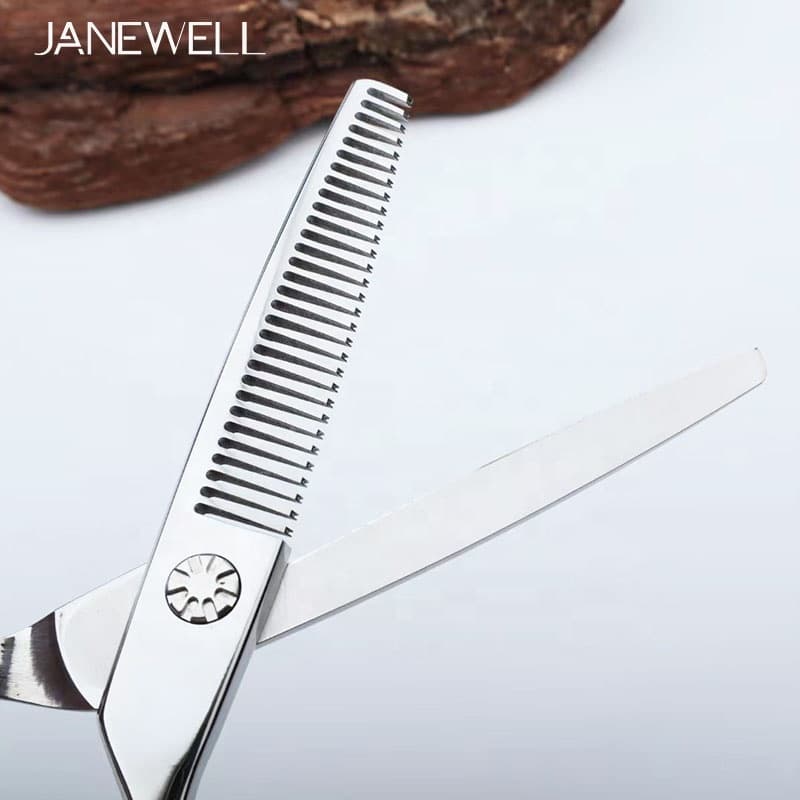 Professional Japanese VG10 vg10 thinning shears for 6 inch for barbers and salon hairdressing. - thumbnail 4