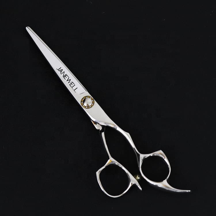 Professional VG10 Japanese steel ball bearing barber shears with smooth mechanism, 6.0 inch hair shears for precision cutting and salon hairdressing. - view 1