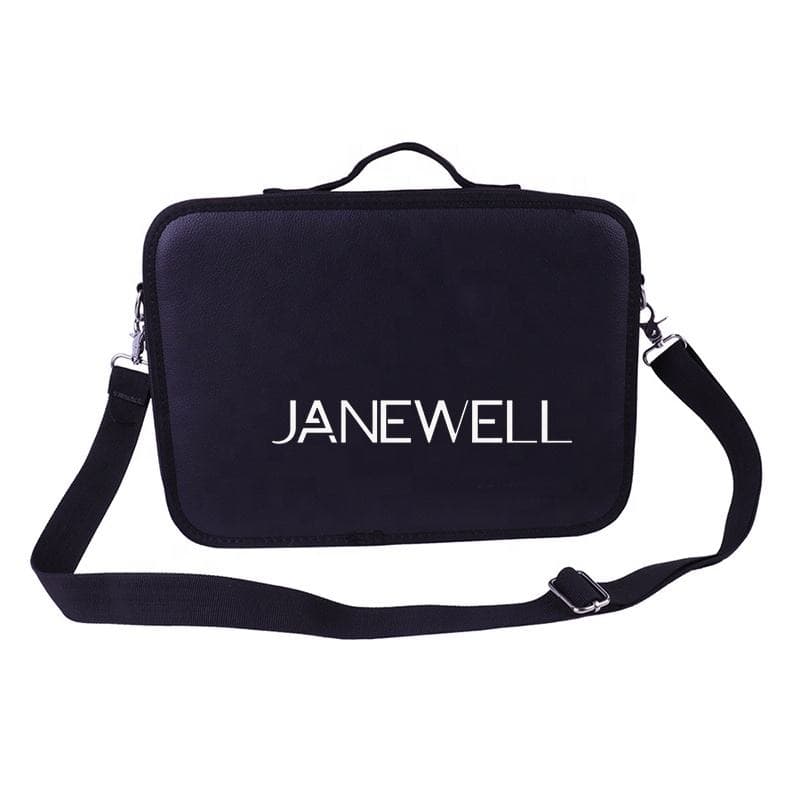 Genuine leather case for barber tools. Professional quality shears organizer for barbers, hairdressers and salon stylists. - view 1