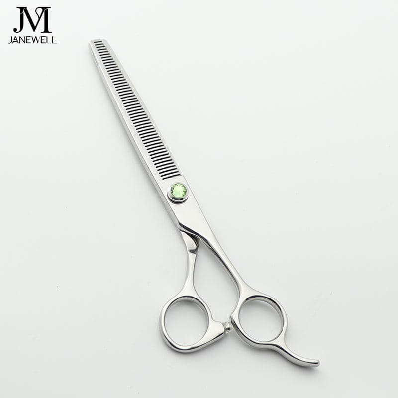 Professional 440C straight thinning grooming scissors for dog pet grooming 40 teeth, 7.0 inch. pet grooming shears for professional groomers. - view 1
