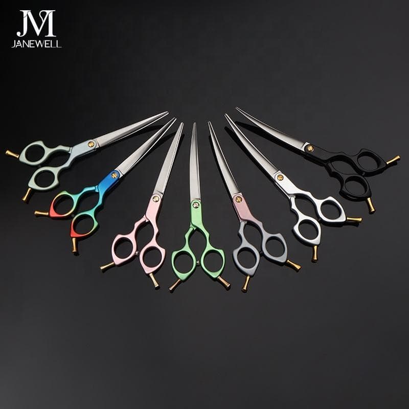 Professional 440C curved grooming sheers for dog pet grooming, 6.5 inch. pet grooming shears for professional groomers. - view 1