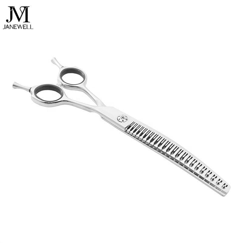 Professional VG10 rose gold straight thinning grooming sheers for dog pet grooming 24 teeth, 7.0 inch. pet grooming shears for professional groomers. - view 1