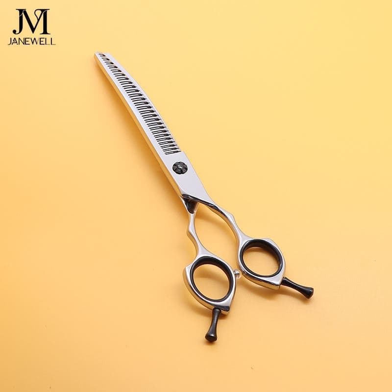 Professional VG10 curved thinning grooming shars for dog pet grooming, 7.5 inch. pet grooming shears for professional groomers. - view 1