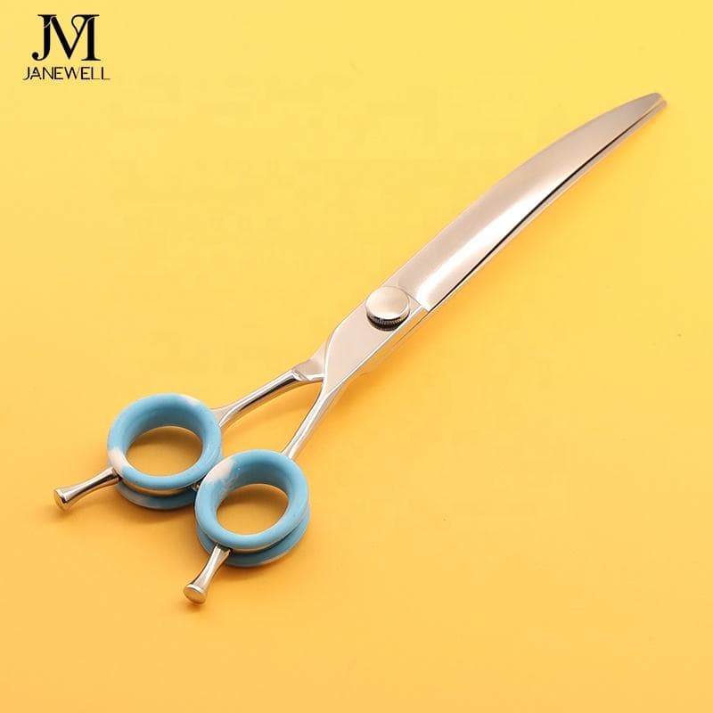 Professional VG10 curved grooming shars for dog pet grooming, 8.0 inch. pet grooming shears for professional groomers. - view 1
