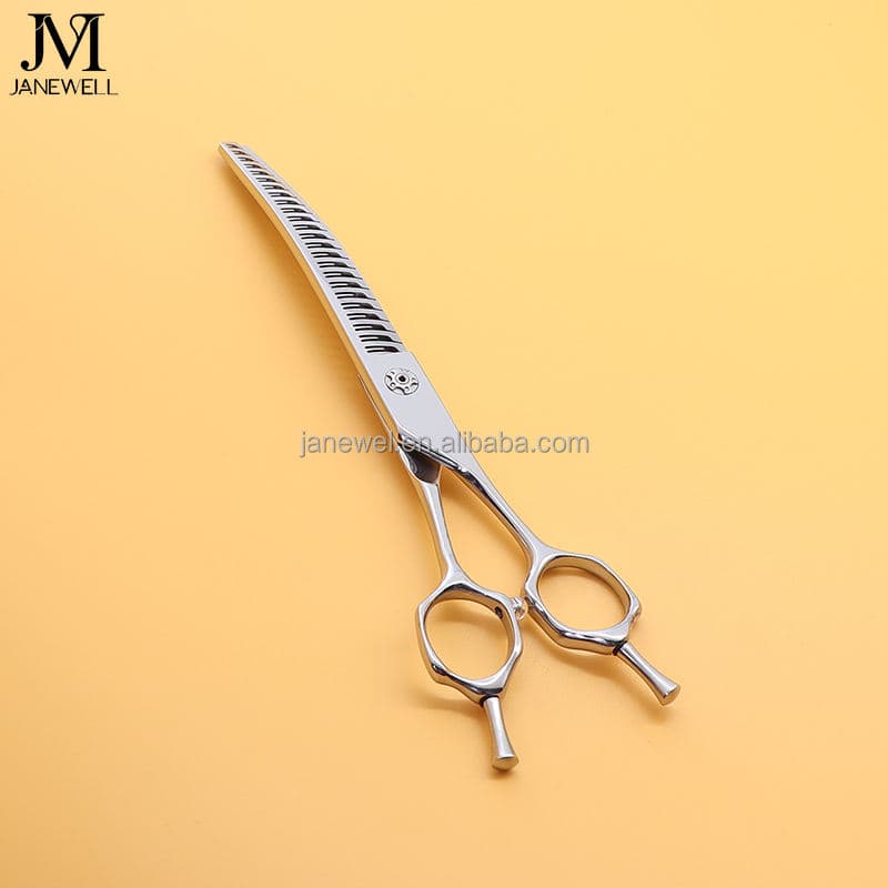 Professional VG10 straight grooming sheers for dog pet grooming, 8 inch. pet grooming shears for professional groomers. - view 1