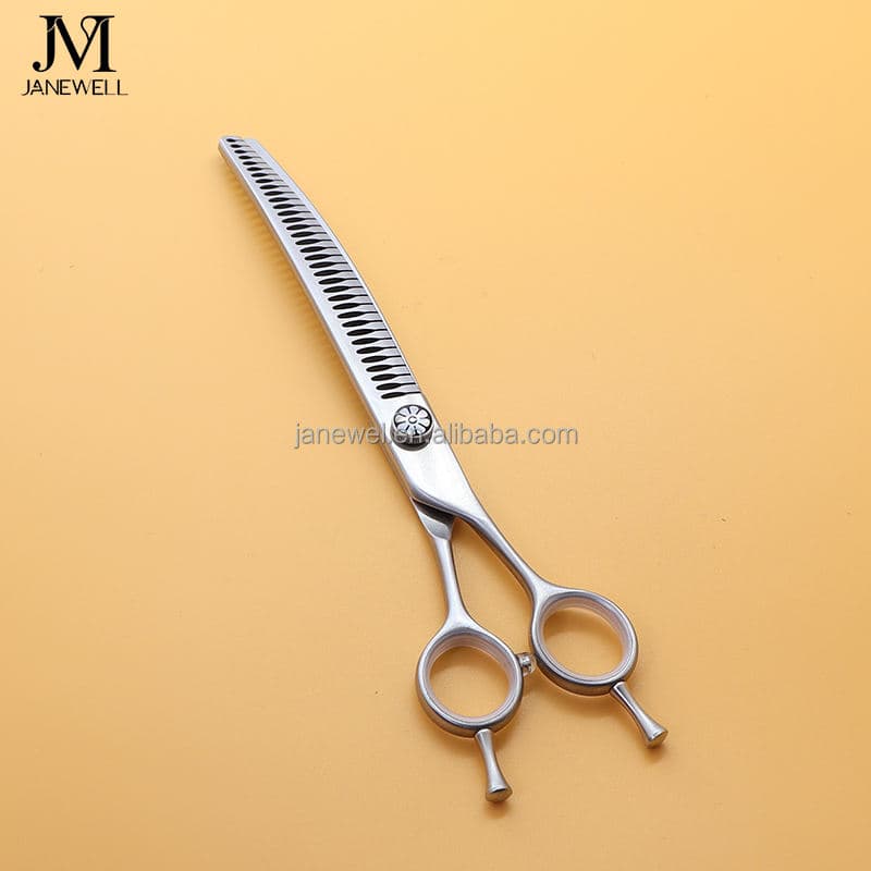 Professional VG10 curved thinning grooming sheers for dog pet grooming, 8.0 inch. pet grooming shears for professional groomers. - view 1