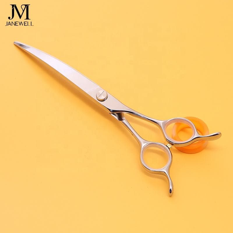 Professional VG10 curved grooming shars for dog pet grooming, 7.0 inch. pet grooming shears for professional groomers. - view 1