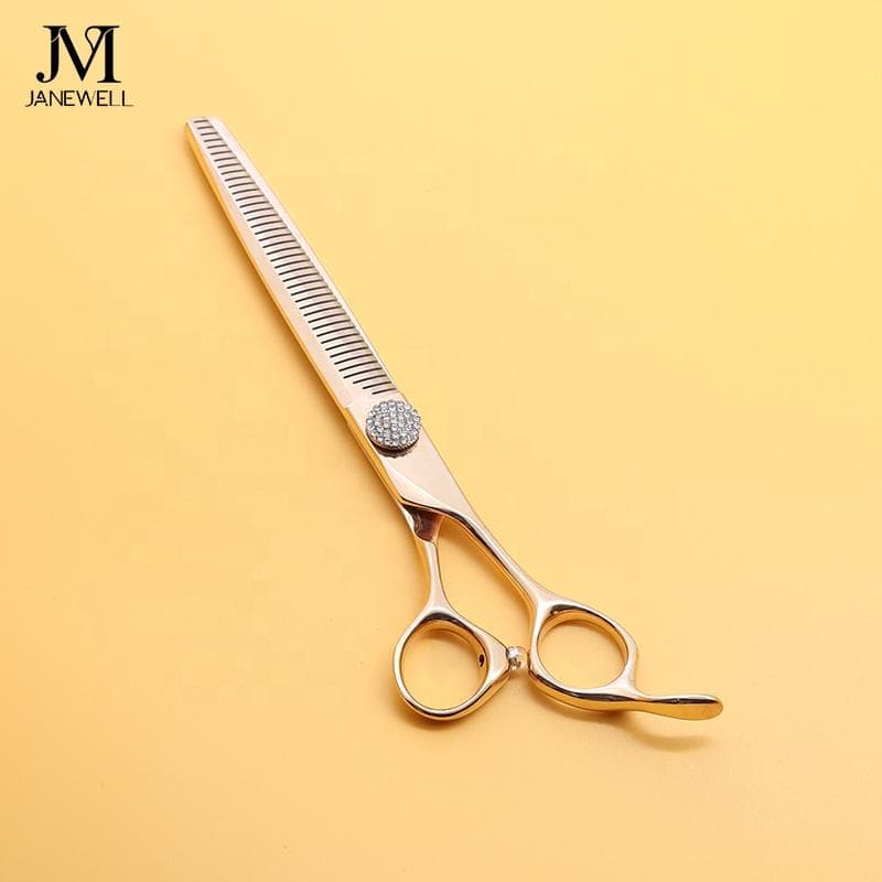 Professional VG10 curved thinning grooming shars for dog pet grooming, 7.0 inch. magic pet grooming shears for professional groomers. - view 1