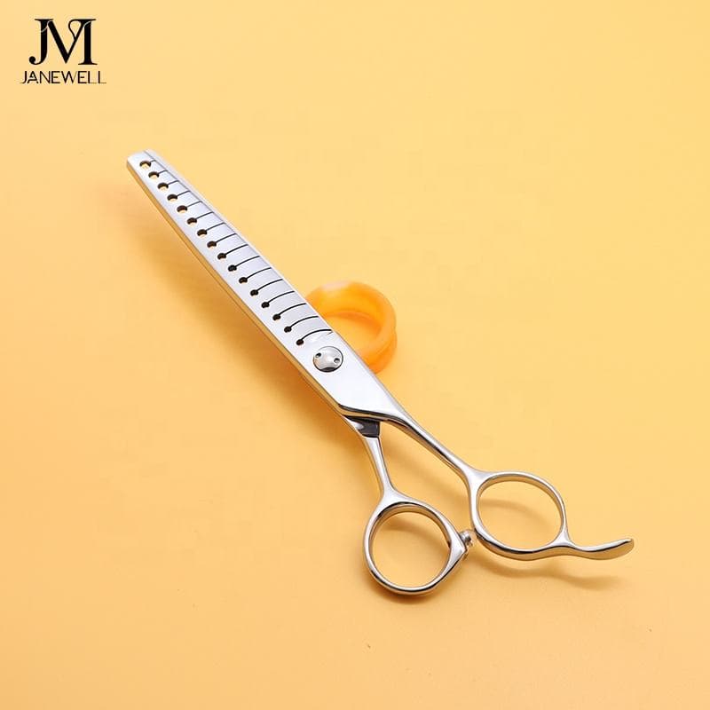 Professional VG10 curved chunker grooming shars for dog pet grooming, 7 inch. pet grooming shears for professional groomers. - view 1